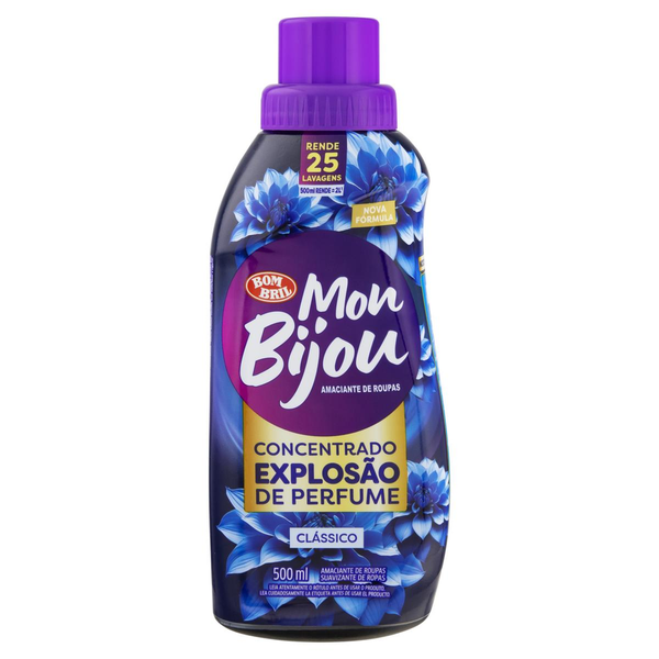 Amaciante Concentrado Mon Bijou 500ml - Clássico