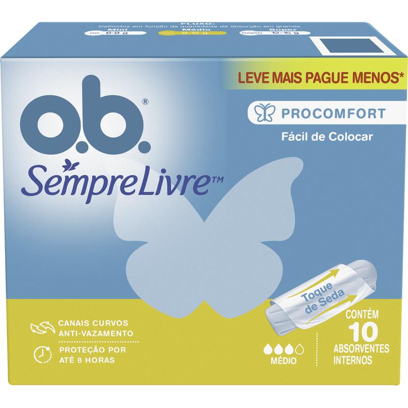 Absorvente Interno o.b. Procomfort 10 un