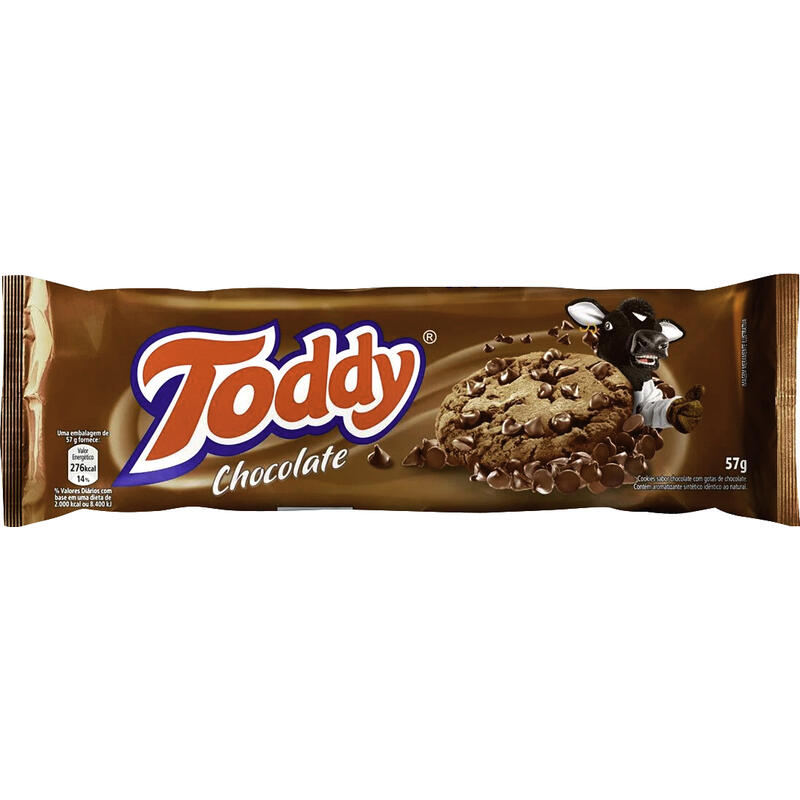 Biscoito Cookies Toddy Chocolate 57g