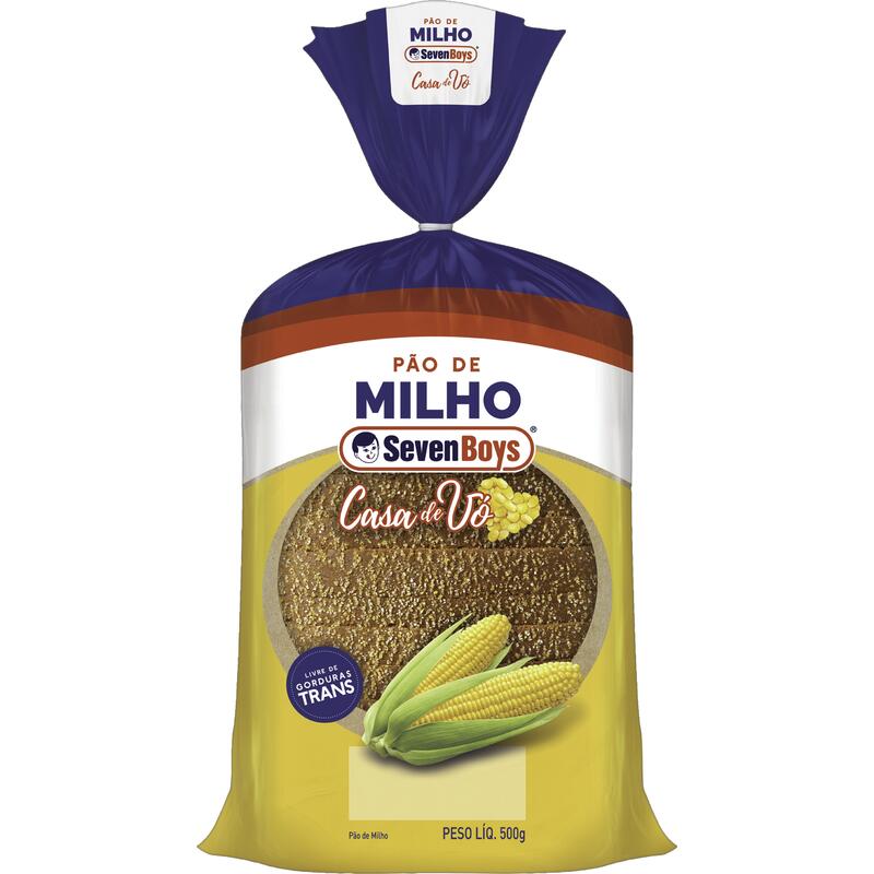 Pão de Milho Seven Boys 500g