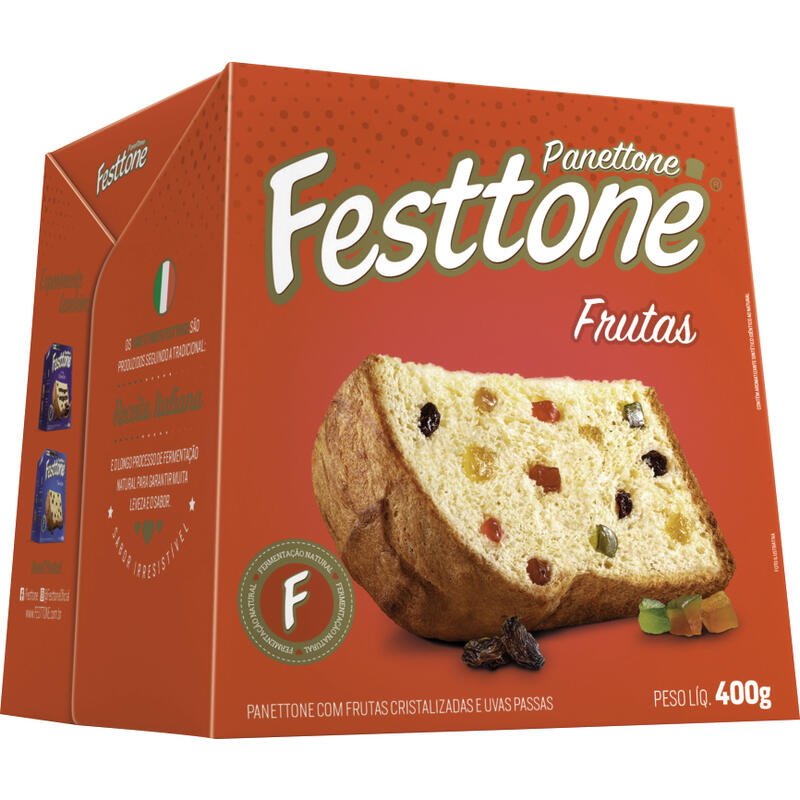 Panettone Festtone Frutas 400g