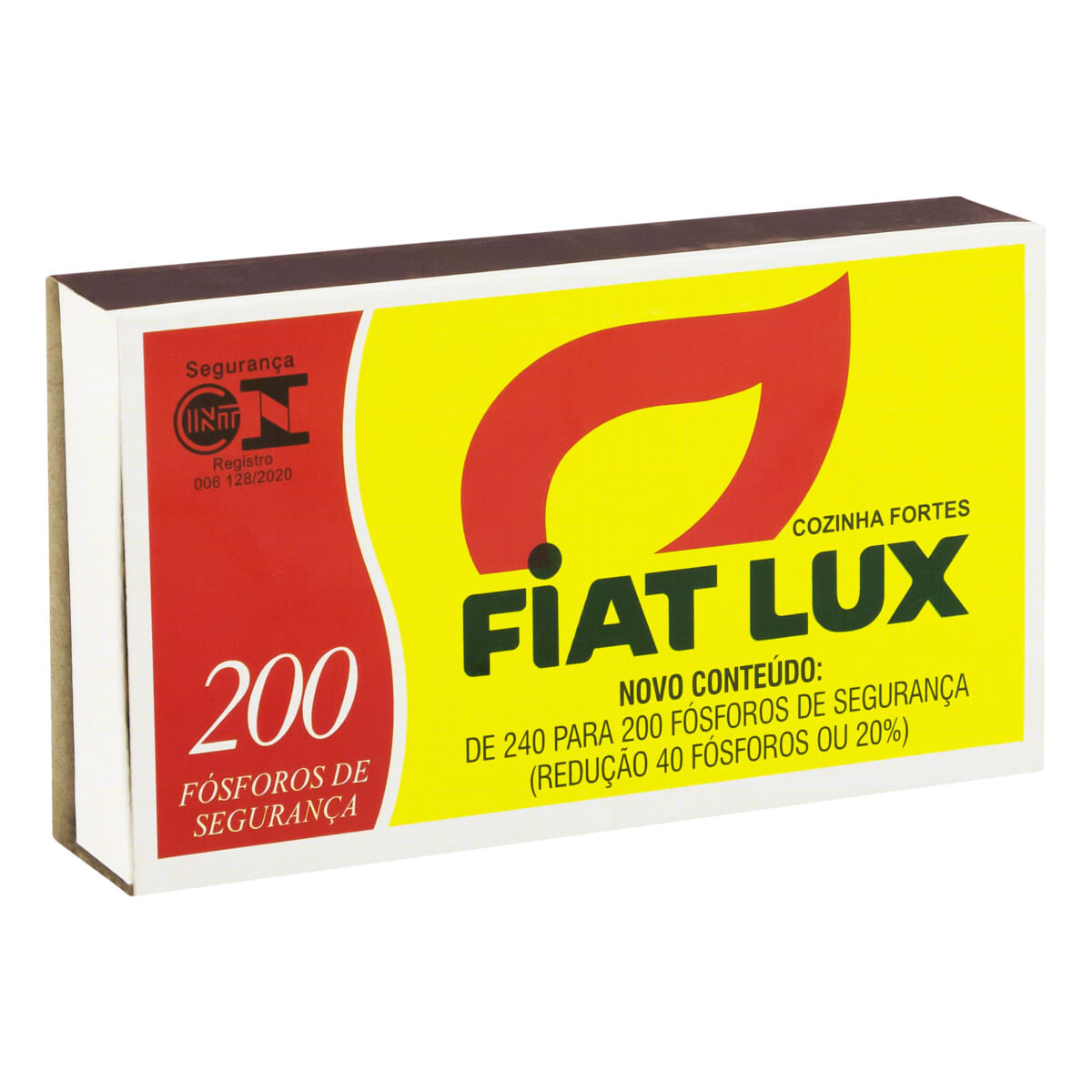 Fósforo de Segurança Fiat Lux Cozinha 200un