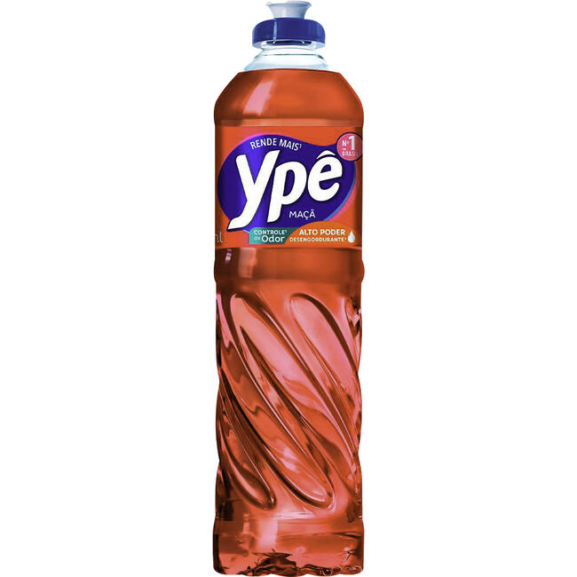 Detergente Líquido Ypê Maçã Vermelho 500ml