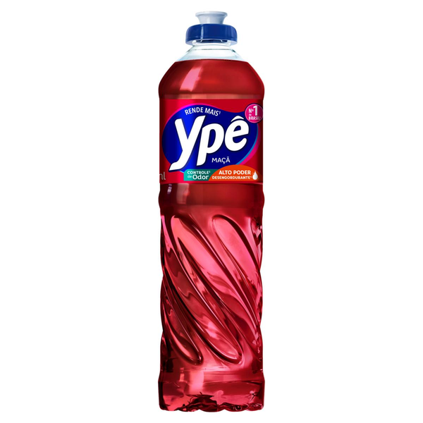 Detergente Líquido Ypê Maçã Vermelho 500ml