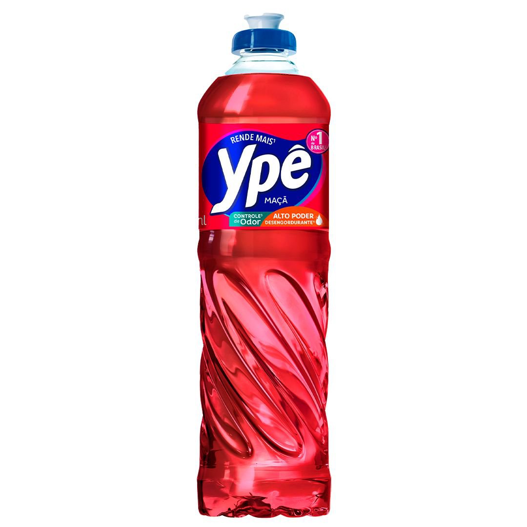Detergente Líquido Ypê Maçã Vermelho 500ml