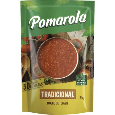 Molho de Tomate Pomarola Tradicional 2kg