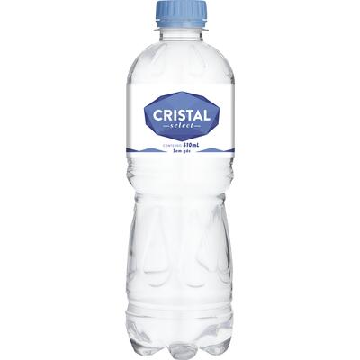 Água Mineral Cristal Select 500ml - Sem Gás - Pet