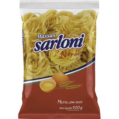 Macarrão com Ovos Sarloni Ninho 500g