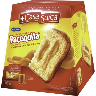 Panetone Casa Suíça Paçoquita 500g
