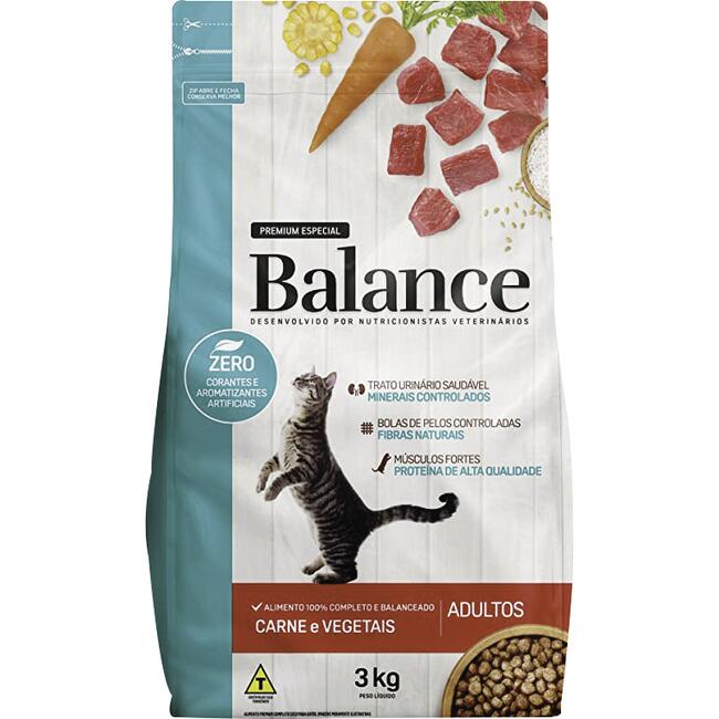 Alimento para Gatos Adultos Balance Carne 3kg