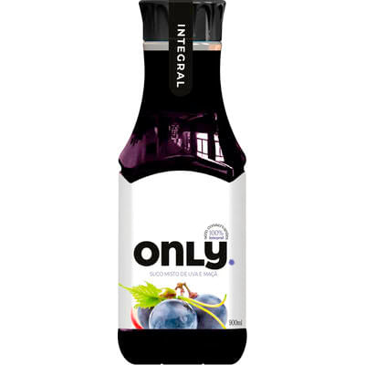 Suco de Uva C/maca Only 900ml