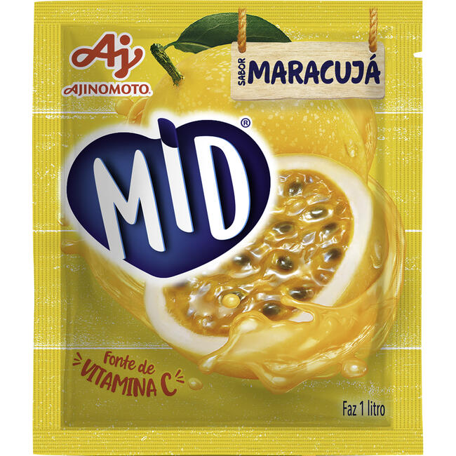 Refresco em Pó Mid 20g - Maracujá