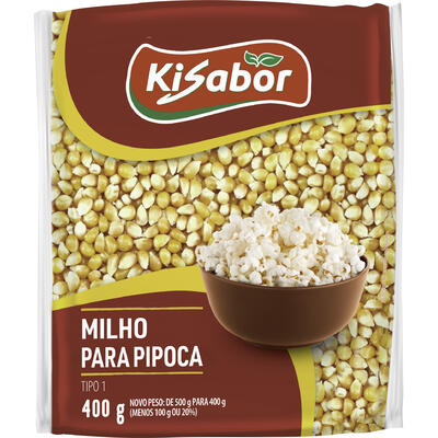 Milho para Pipoca Kisabor 400g