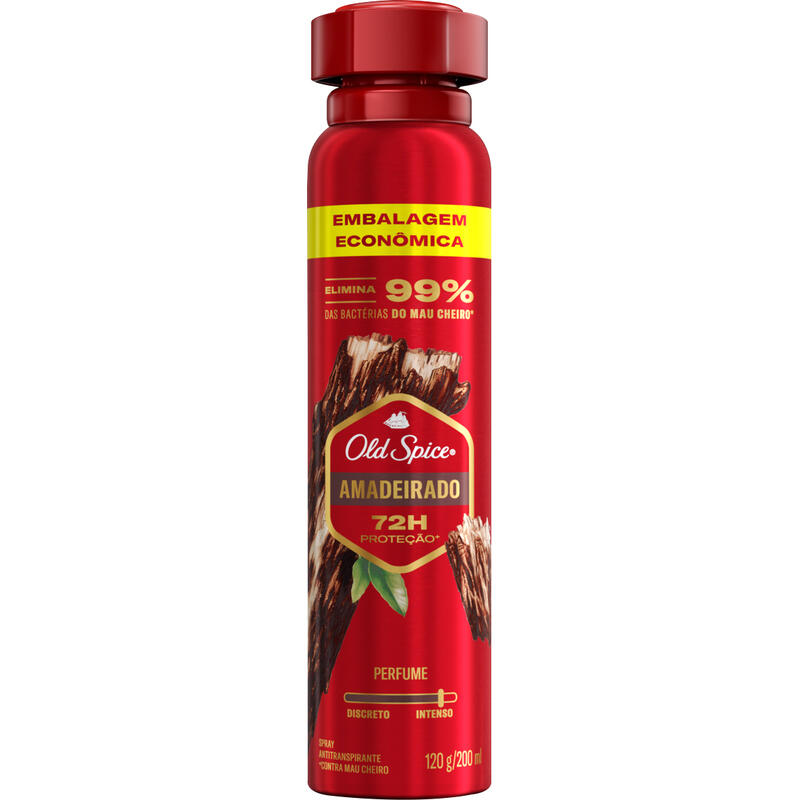 Desodorante Antitranspirante Aerossol OLD SPICE Amadeirado 200ml