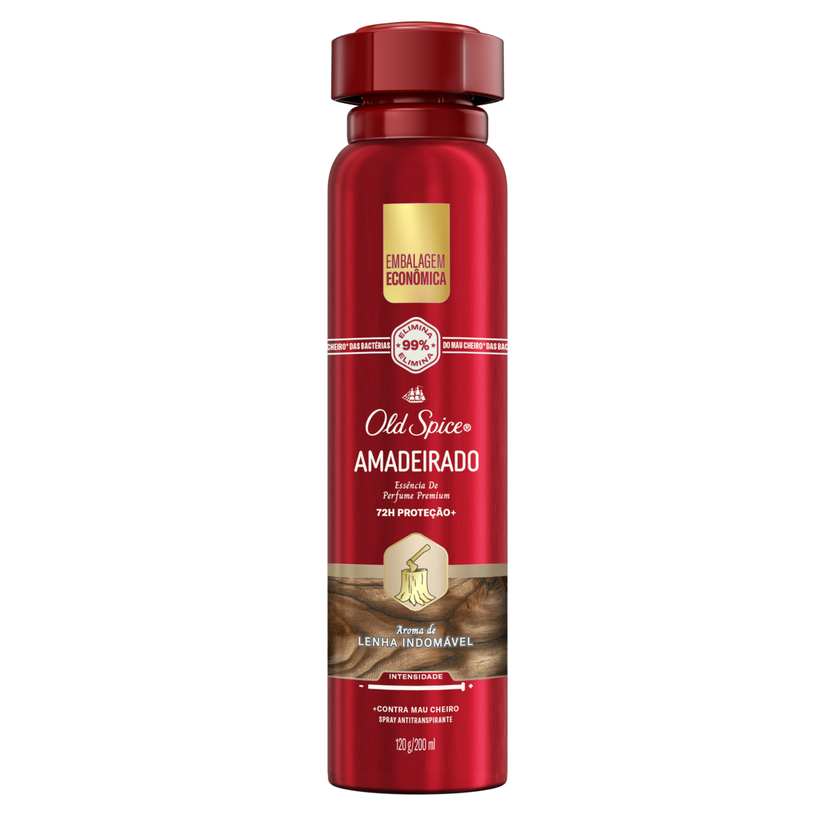 Desodorante Antitranspirante Aerossol OLD SPICE Amadeirado 200ml