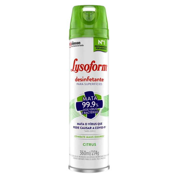 Desinf Lysoform Aero Citrus Fc 360ml