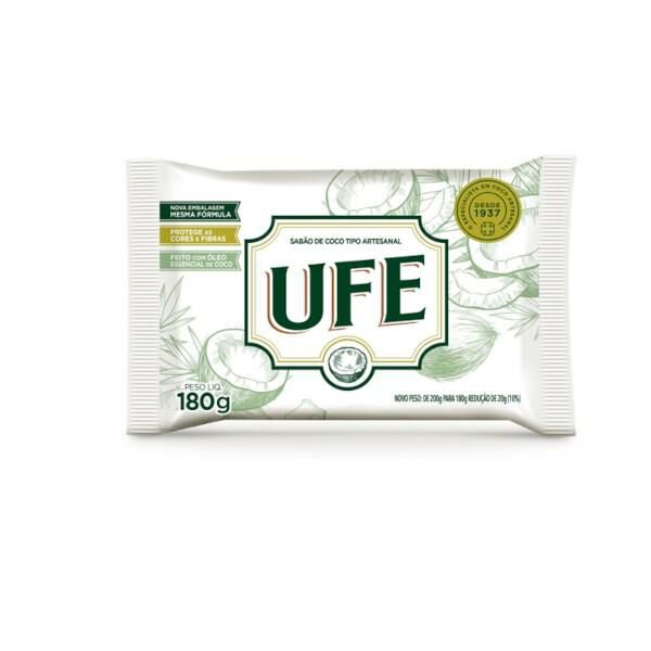 Sabão em Barra UFE de Coco 180g