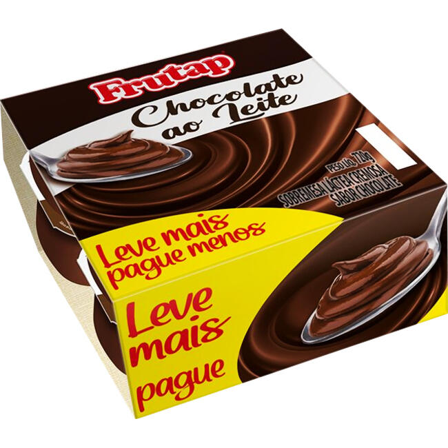 Sobremesa Frutap Chocolate ao Leite 720g
