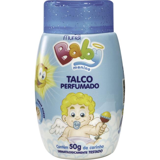 Talco Infantil Muriel Baby Azul 50g