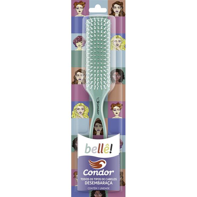 Escova para Cabelo Condor Bellê Plana Ref.9723 un