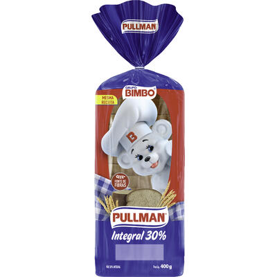 Pão de Forma Pullman Integral 400g
