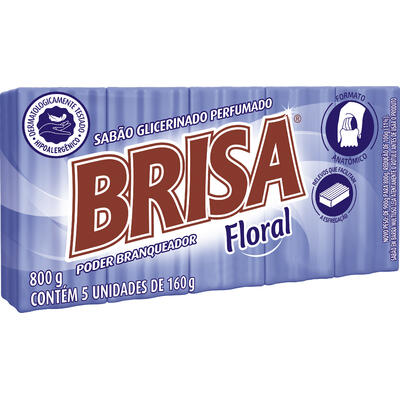 Sabão em Pedaço Brisa Azul 5x160g