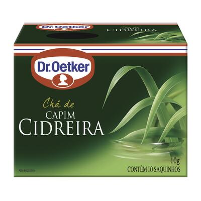 Chá Dr. Oetker Capim Cidreira 10 Sachês 10g