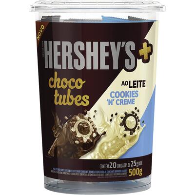 Biscoito Chocotubes Hershey's Cookies 20x25g