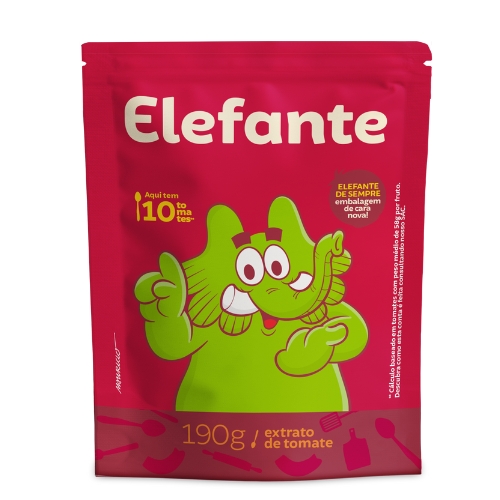 Extrato de Tomate Elefante 190g - Sachê