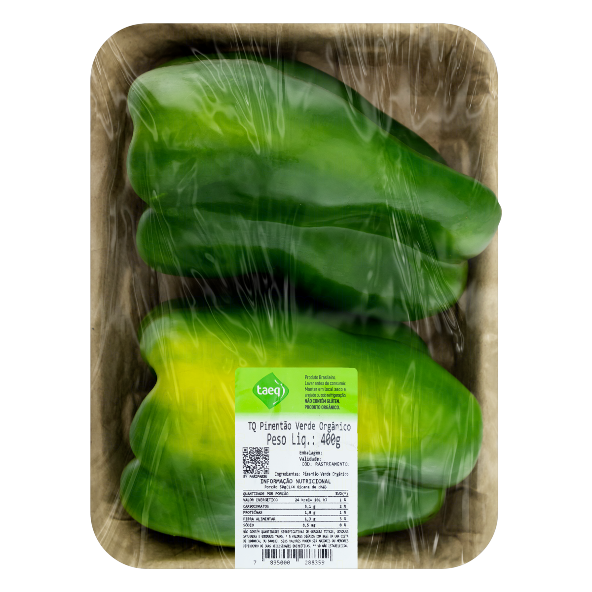 Pimentão Verde Orgânico TAEQ 400g