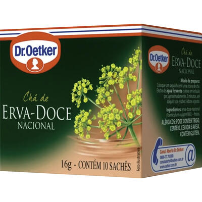 Chá Dr Oetker Erva Doce 20g 10un