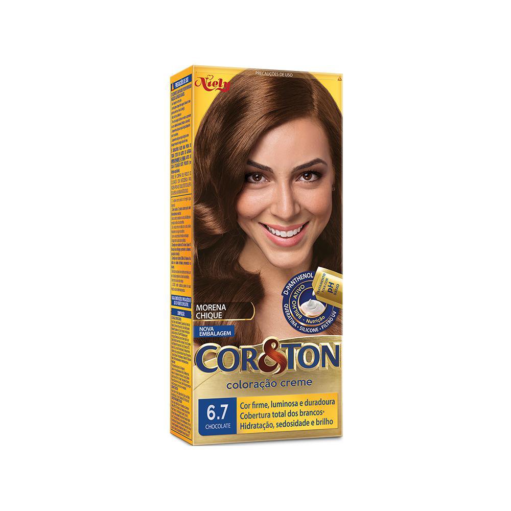 Tintura Niely Cor & Ton 6.7 Chocolate 125g