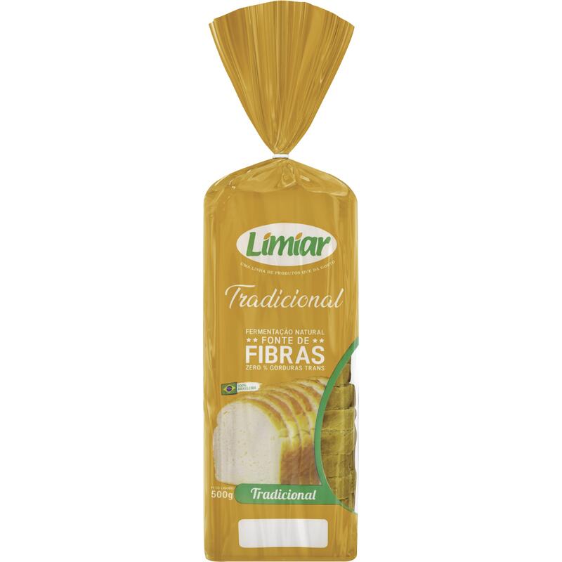 Pão de Forma Limiar Tradicional 500g