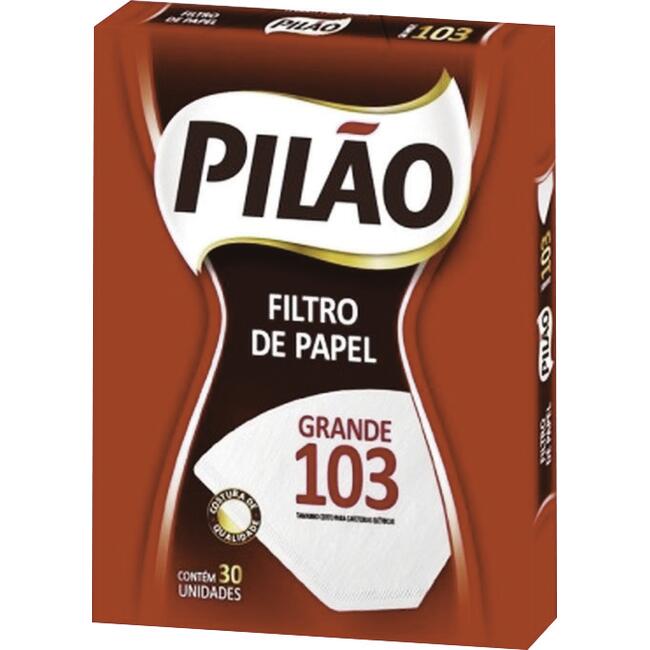 Filtro de Papel para Café Pilão Nº 103 30 un