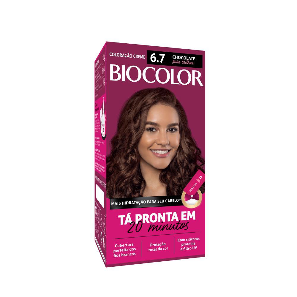 Tintura Biocolor 6.7 Marrom Natural