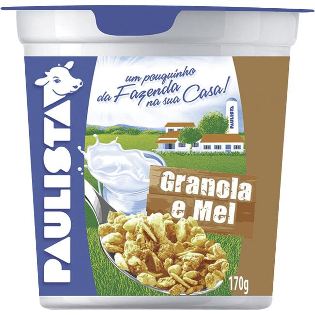 Iogurte Paulista Granola e Mel 170g