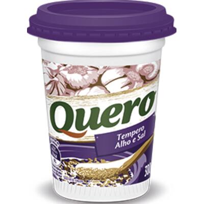 Tempero Quero Alho e Sal 300g
