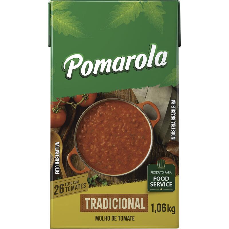 Molho de Tomate Pomarola Tradicional 1,06kg