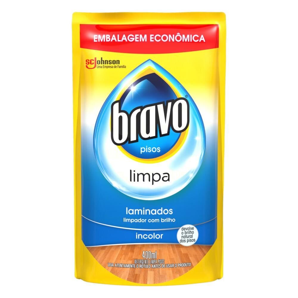 Limpa Piso BRAVO Laminados  400ml