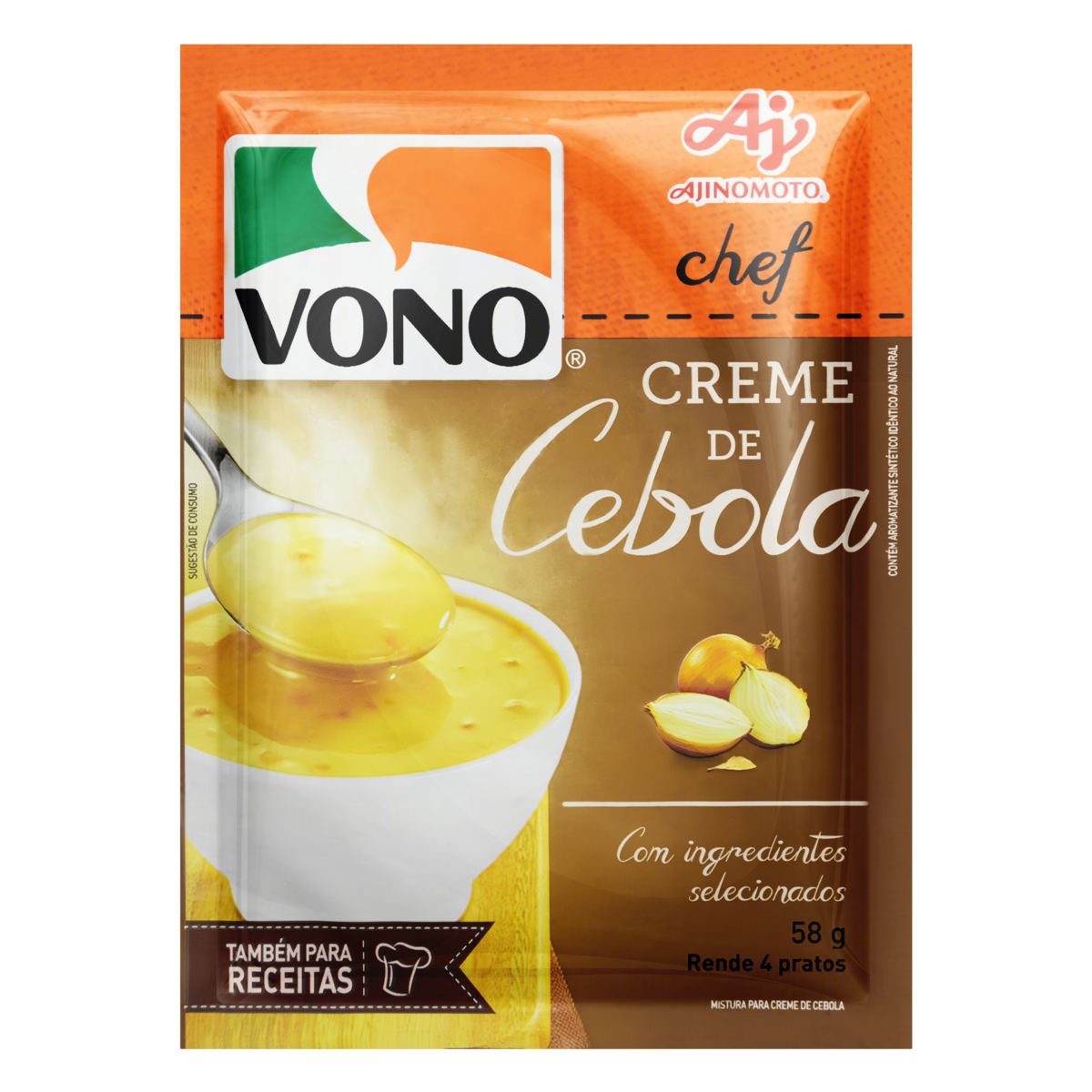 Sopa Vono Chef Creme de Cebola 58g