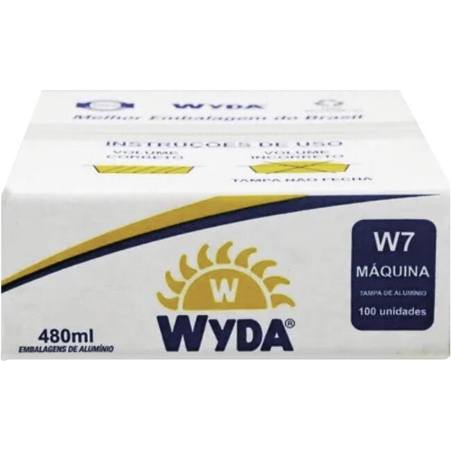 Embalagem de Alumínio Wyda Máquina Nº7 480ml 100 un