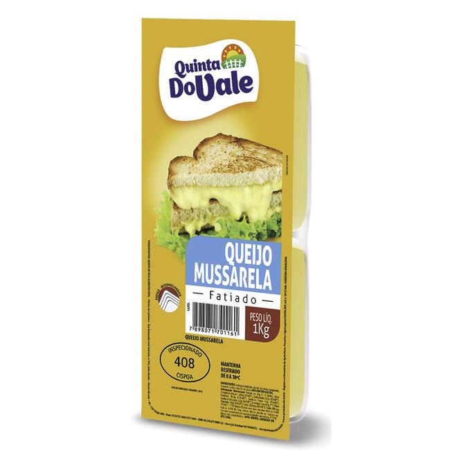 Queijo Mussarela Quinta do Vale Fatiado 1kg