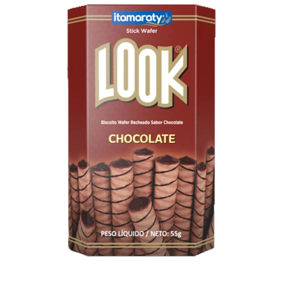 Wafer Stick Look Chocolate Itamaraty 55g