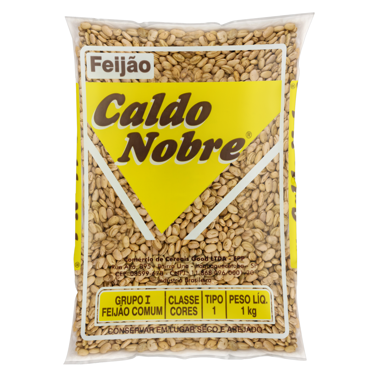 Feijão Carioca Tipo 1 Caldo Nobre Pacote 1kg