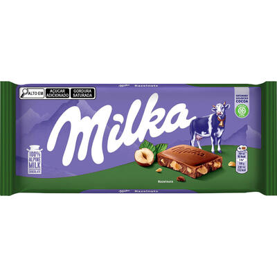 Chocolate Milka 100g - Avelã - Ao Leite