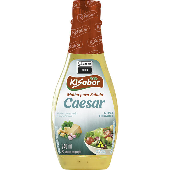 Molho para Salada Kisabor Caesar 240ml