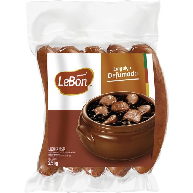 Linguiça Calabresa Lebon Resfriada Defumada 2,5kg