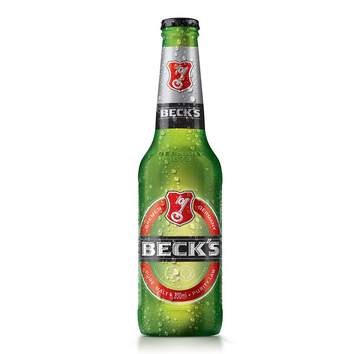 Cerveja BECKS Puro Malte 330ml Long Neck
