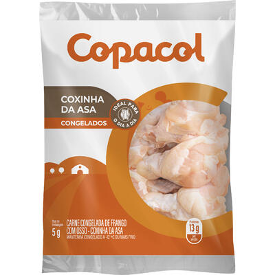 Coxinha da Asa de Frango Copacol Cong Preço por quilo no pct