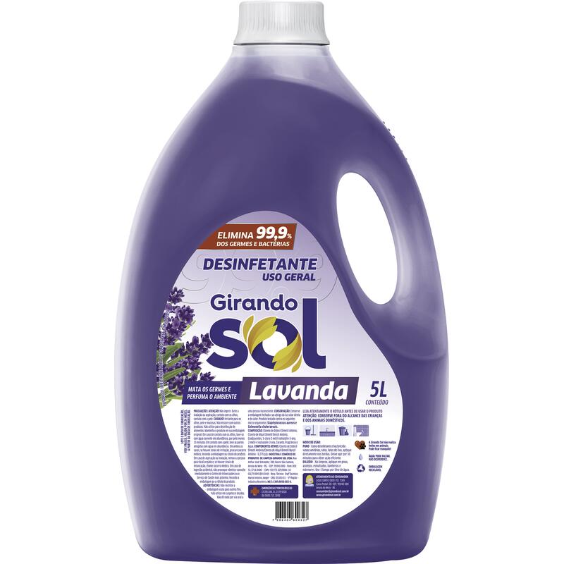 Desinfetante Girando Sol Lavanda 5L